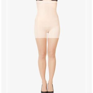 SPANX High-Waisted Mid-Thigh Sheers size 1X